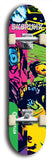 North American maple skateboard deck designed by underground artist BellyRash -- available in widths between 7.5 to 8.5 inches in both mellow concave and steep concave shapes from the BellyRash Limited Edition Blitz Deck series: Sk8Punx