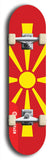 SovReign -- Macedonia Flag: Limited Edition, Red Logo Skateboard Deck