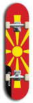 SovReign -- Macedonia Flag: Limited Edition, Black Logo Skateboard Deck