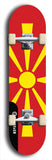 SovReign -- Macedonia Flag: Limited Edition, Black Logo Skateboard Deck