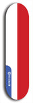 North American maple skateboard deck designed by underground artist BellyRash -- available in widths between 7.5 to 8.5 inches in both mellow concave and steep concave shapes. Artwork : 	Monaco	flag skateboard deck																				