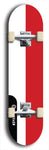 North American maple skateboard deck designed by underground artist BellyRash -- available in widths between 7.5 to 8.5 inches in both mellow concave and steep concave shapes. Artwork : 	Monaco	flag skateboard deck																				