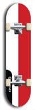 North American maple skateboard deck designed by underground artist BellyRash -- available in widths between 7.5 to 8.5 inches in both mellow concave and steep concave shapes. Artwork : 	Monaco	flag skateboard deck																				