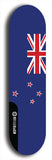 North American maple skateboard deck designed by underground artist BellyRash -- available in widths between 7.5 to 8.5 inches in both mellow concave and steep concave shapes. Artwork : 	New Zealand	flag skateboard deck																				