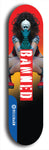 North American maple skateboard deck designed by underground artist BellyRash -- available in widths between 7.5 to 8.5 inches in both mellow concave and steep concave shapes from the BellyRash Limited Edition Blitz Deck series: Banned