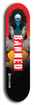 North American maple skateboard deck designed by underground artist BellyRash -- available in widths between 7.5 to 8.5 inches in both mellow concave and steep concave shapes from the BellyRash Limited Edition Blitz Deck series: Banned