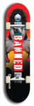 North American maple skateboard deck designed by underground artist BellyRash -- available in widths between 7.5 to 8.5 inches in both mellow concave and steep concave shapes from the BellyRash Limited Edition Blitz Deck series: Banned