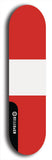 North American maple skateboard deck designed by underground artist BellyRash -- available in widths between 7.5 to 8.5 inches in both mellow concave and steep concave shapes. Artwork : 	Peru	flag skateboard deck																				