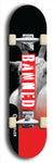 North American maple skateboard deck designed by underground artist BellyRash -- available in widths between 7.5 to 8.5 inches in both mellow concave and steep concave shapes from the BellyRash Limited Edition Blitz Deck series: Banned