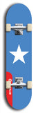 North American maple skateboard deck designed by underground artist BellyRash -- available in widths between 7.5 to 8.5 inches in both mellow concave and steep concave shapes. Artwork : 	Somalia	flag skateboard deck																				