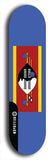 Swaziland flag skateboard deck. North American maple skateboard deck available in widths between 7.5 to 8.5 inches in both mellow concave and steep concave shapes.