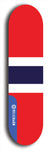 North American maple skateboard deck designed by underground artist BellyRash -- available in widths between 7.5 to 8.5 inches in both mellow concave and steep concave shapes. Artwork : 	Thailand	flag skateboard deck																				