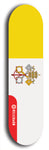 SovReign -- Vatican City Flag: Limited Edition, Red Logo Skateboard Deck