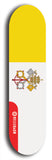 SovReign -- Vatican City Flag: Limited Edition, Red Logo Skateboard Deck