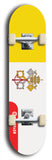 SovReign -- Vatican City Flag: Limited Edition, Red Logo Skateboard Deck