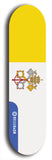 SovReign -- Vatican City Flag: Limited Edition, Blue Logo Skateboard Deck