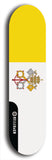 SovReign -- Vatican City Flag: Limited Edition, Black Logo Skateboard Deck