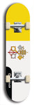 SovReign -- Vatican City Flag: Limited Edition, Black Logo Skateboard Deck