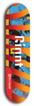 Skateboard deck: Limited edition, North American maple skateboard deck designed by underground artist BellyRash - available widths 7.5 to 8.5 inches in both mellow concave and steep concave shapes. Artwork: GIANT logo brand popsicle-shaped deck