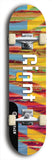 Skateboard deck: Limited edition, North American maple skateboard deck designed by underground artist BellyRash - available widths 7.5 to 8.5 inches in both mellow concave and steep concave shapes. Artwork: GIANT logo brand popsicle-shaped deck