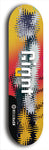 Skateboard deck: Limited edition, North American maple skateboard deck designed by underground artist BellyRash - available widths 7.5 to 8.5 inches in both mellow concave and steep concave shapes. Artwork: GIANT logo brand popsicle-shaped deck