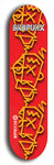 Sk8Punx #76: Red Logo Skateboard Deck