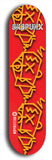 Sk8Punx #76: Red Logo Skateboard Deck