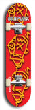 Sk8Punx #76: Red Logo Skateboard Deck