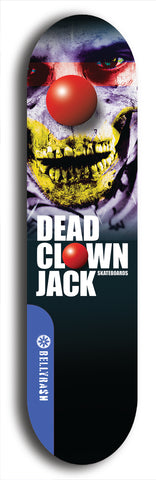 Dead Clown Jack #25: Blue Logo Skateboard Deck