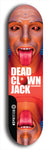 Skateboard deck: Limited edition, North American maple skateboard deck designed by underground artist BellyRash - available widths 7.5 to 8.5 inches in both mellow concave and steep concave shapes. Artwork: DEAD CLOWN JACK logo brand popsicle-shaped deck