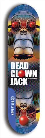 Dead Clown Jack #36: Blue Logo Skateboard Deck