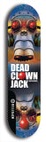 Dead Clown Jack #36: Black Logo Skateboard Deck