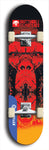 Buttugly Monsters #32: Blue Logo Skateboard Deck