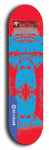 Buttugly Monsters #34: Blue Logo Skateboard Deck