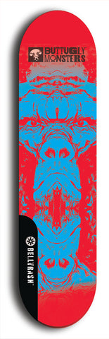 Buttugly Monsters #34: Black Logo Skateboard Deck