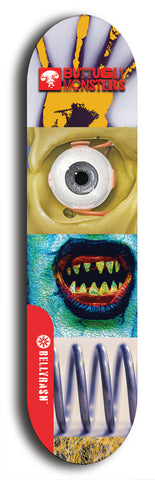 Buttugly Monsters #1: Red Logo Skateboard Deck