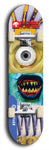 Buttugly Monsters #1: Blue Logo Skateboard Deck