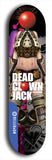 Skateboard deck: Limited edition, North American maple skateboard deck designed by underground artist BellyRash - available widths 7.5 to 8.5 inches in both mellow concave and steep concave shapes. Artwork: DEAD CLOWN JACK logo brand popsicle-shaped deck