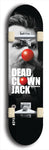 Skateboard deck: Limited edition, North American maple skateboard deck designed by underground artist BellyRash - available widths 7.5 to 8.5 inches in both mellow concave and steep concave shapes. Artwork: DEAD CLOWN JACK logo brand popsicle-shaped deck