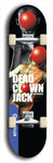 Skateboard deck: Limited edition, North American maple skateboard deck designed by underground artist BellyRash - available widths 7.5 to 8.5 inches in both mellow concave and steep concave shapes. Artwork: DEAD CLOWN JACK logo brand popsicle-shaped deck