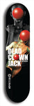 Skateboard deck: Limited edition, North American maple skateboard deck designed by underground artist BellyRash - available widths 7.5 to 8.5 inches in both mellow concave and steep concave shapes. Artwork: DEAD CLOWN JACK logo brand popsicle-shaped deck