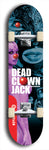 Skateboard deck: Limited edition, North American maple skateboard deck designed by underground artist BellyRash - available widths 7.5 to 8.5 inches in both mellow concave and steep concave shapes. Artwork: DEAD CLOWN JACK logo brand popsicle-shaped deck