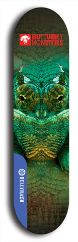 Buttugly Monsters #31: Blue Logo Skateboard Deck