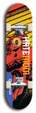 HateMom #4: Blue Logo Skateboard Deck