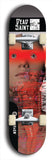 Skateboard deck: Limited edition, North American maple skateboard deck designed by underground artist BellyRash - available widths 7.5 to 8.5 inches in both mellow concave and steep concave shapes. Artwork: DEAD SAINT logo brand popsicle-shaped deck