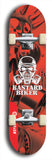Bastard Biker #27: Red Logo Skateboard Deck