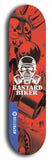 Bastard Biker #27: Blue Logo Skateboard Deck