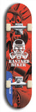 Bastard Biker #27: Blue Logo Skateboard Deck