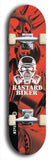 Bastard Biker #27: Black Logo Skateboard Deck