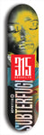 North American maple skateboard deck designed by underground artist BellyRash -- available in widths between 7.5 to 8.5 inches in both mellow concave and steep concave shapes. Artwork: street art and street artist and red 315 Brooklyn logo